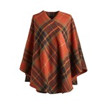 CAPES & RUANAS CLEARANCE: FIA BRUSHED LAMBSWOOL CAPE - Ashling :FINAL SALE