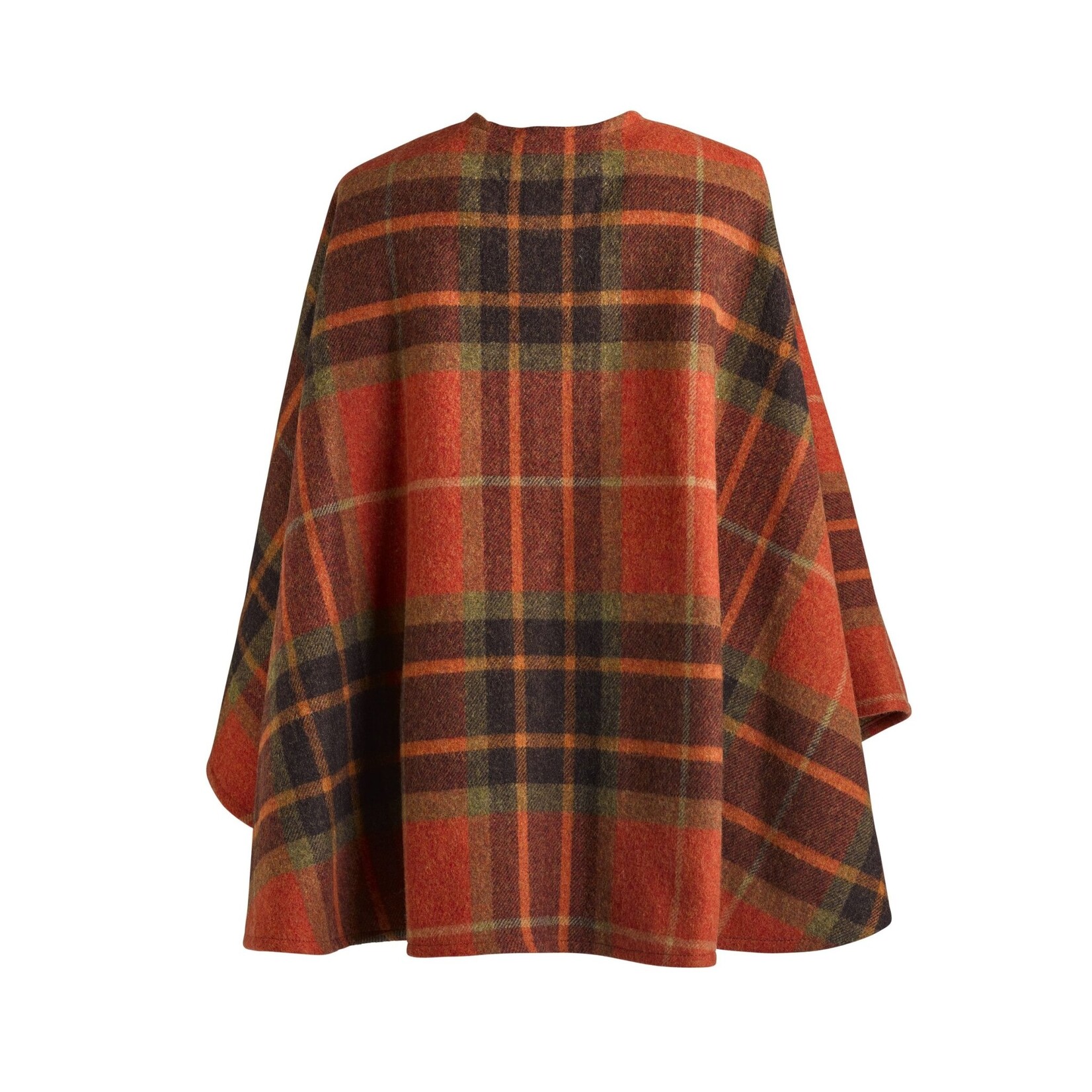 CAPES & RUANAS CLEARANCE: FIA BRUSHED LAMBSWOOL CAPE - Ashling :FINAL SALE