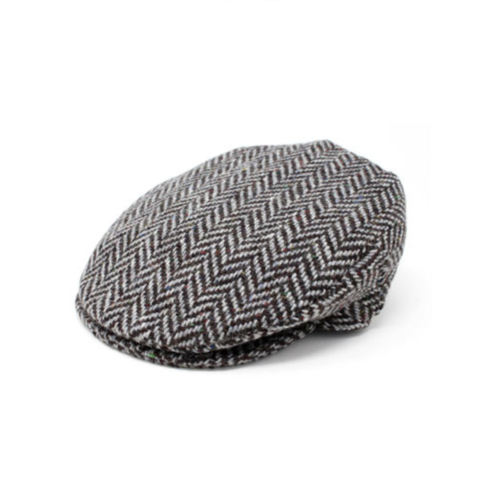 CAPS & HATS VINTAGE WOOL HANNA HAT - Granite Grey Herringbone