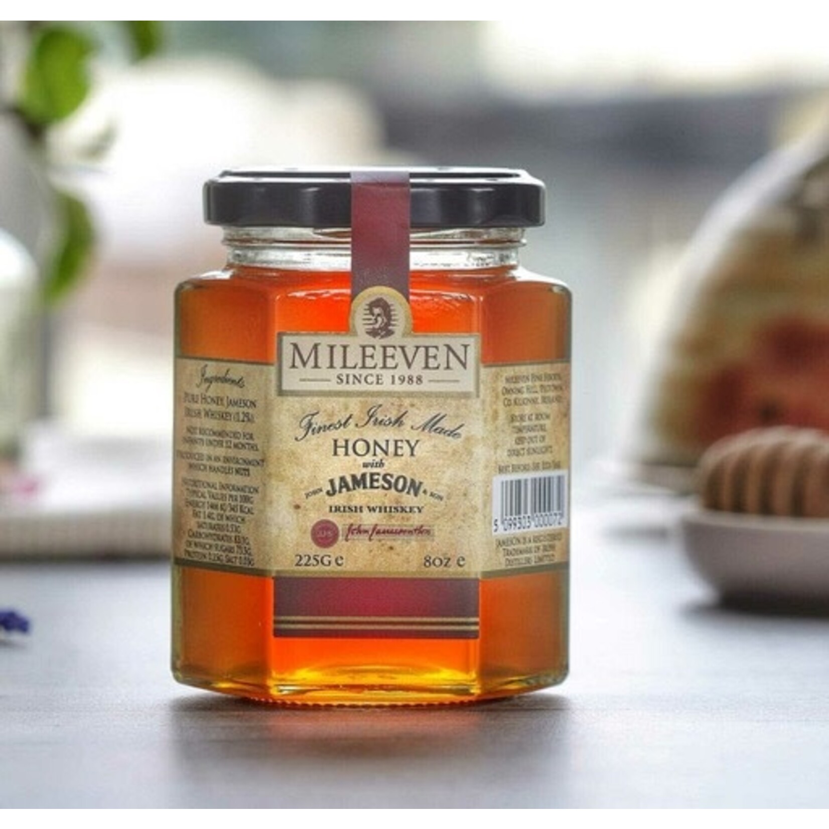 JAMS & SAUCES MILEEVEN HONEY w/ JAMESON IRISH WHISKEY (225g)