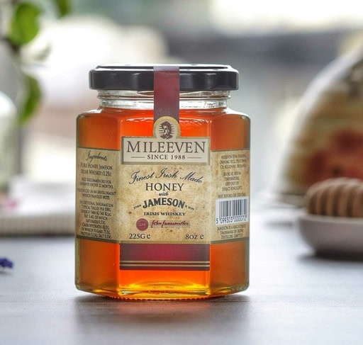 JAMS & SAUCES MILEEVEN HONEY w/ JAMESON IRISH WHISKEY (225g)