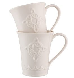 TEAPOTS, MUGS & ACCESSORIES BELLEEK TRINITY KNOT MUGS - Set of 2