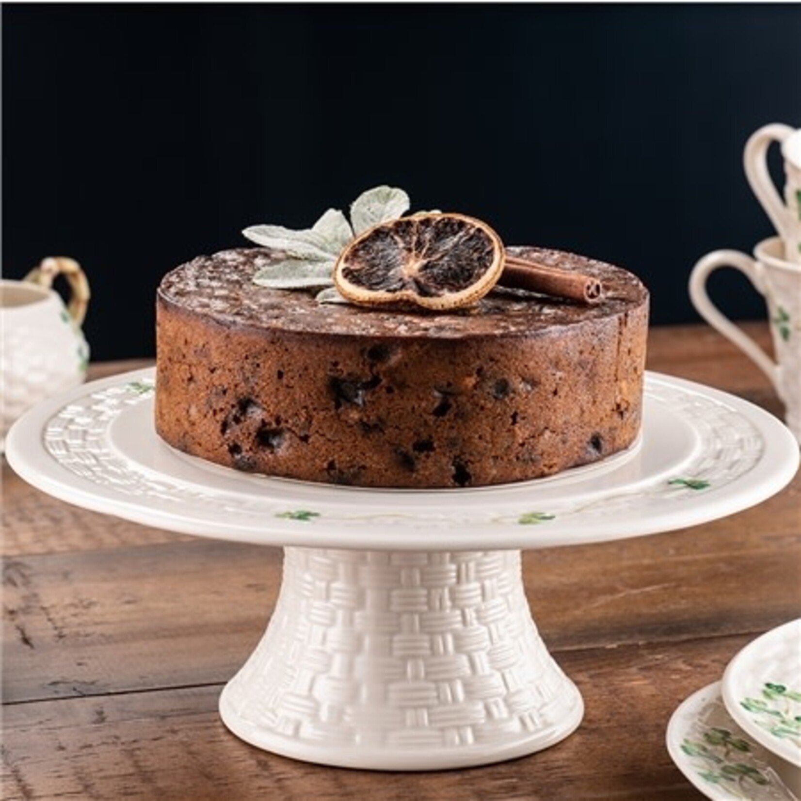 KITCHEN & ACCESSORIES BELLEEK CLASSIC SHAMROCK CAKE STAND