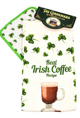KITCHEN & ACCESSORIES IRISH COFFEE TEA TOWEL & POT HOLDER