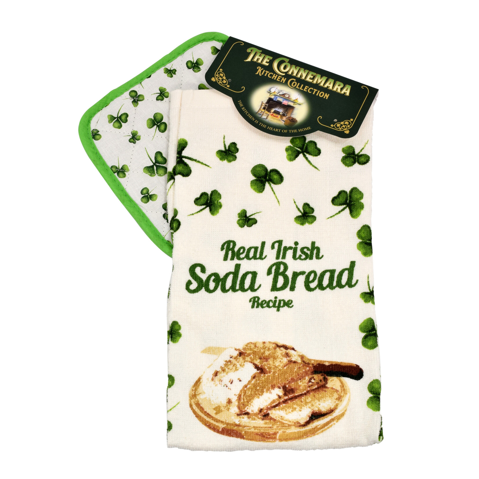 KITCHEN & ACCESSORIES SODA BREAD TEA TOWEL & POT HOLDER