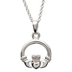PENDANTS & NECKLACES SHANORE STERLING CLADDAGH PENDANT - Medium