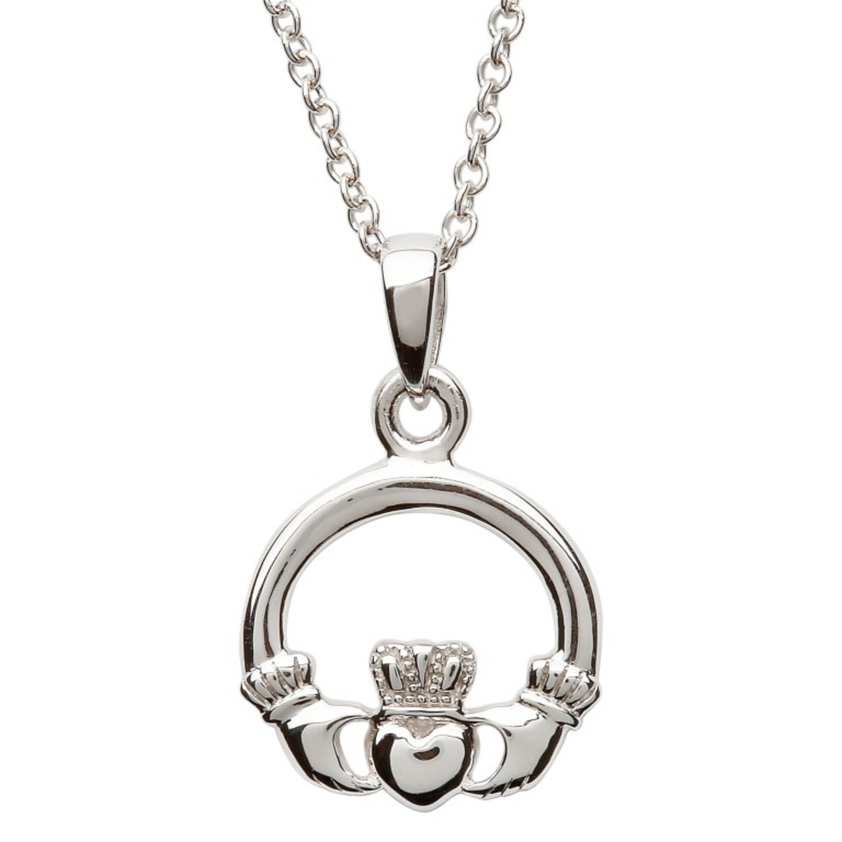 PENDANTS & NECKLACES SHANORE STERLING CLADDAGH PENDANT - Medium