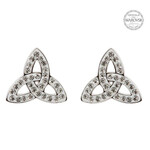 EARRINGS SHANORE STERLING TRINITY STUD EARRINGS w CRYSTALS