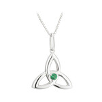 PENDANTS & NECKLACES ACARA TRINITY PENDANT with GRN STONE