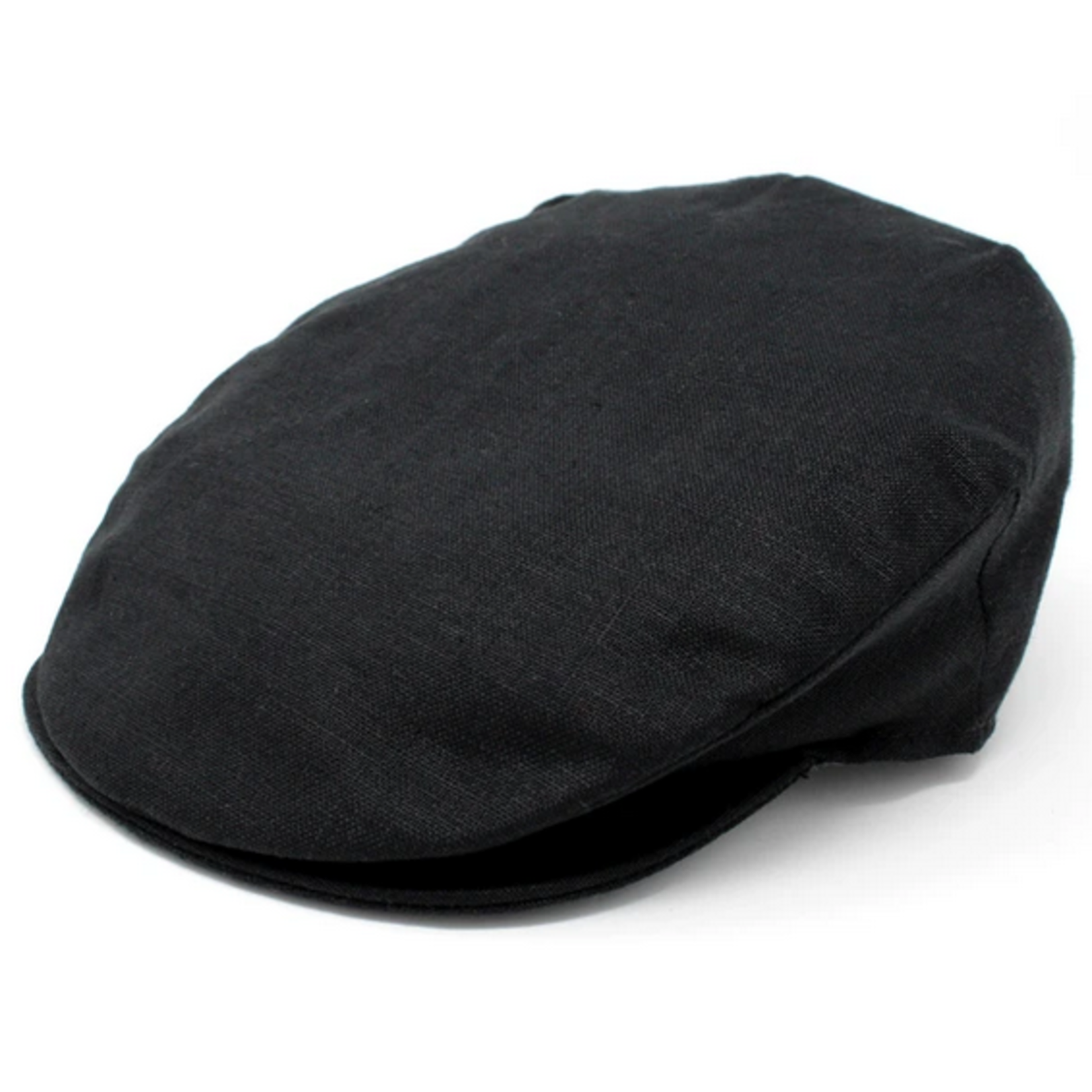 CAPS & HATS VINTAGE LINEN HANNA HAT - Black