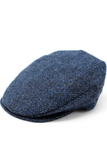 CAPS & HATS VINTAGE WOOL HANNA HAT - Blue & Black Herringbone