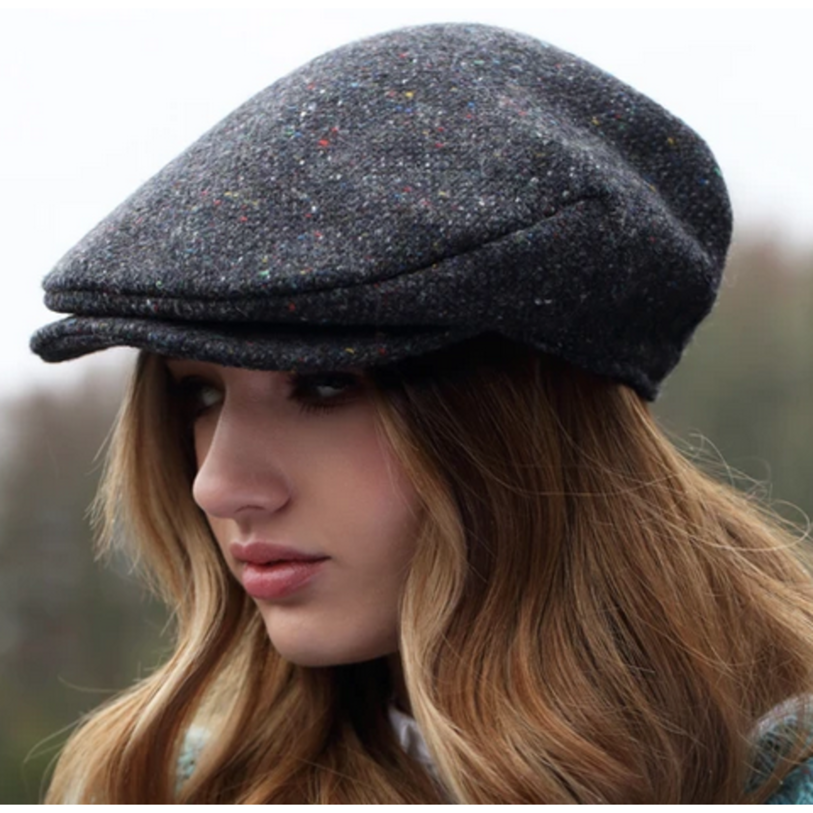 CAPS & HATS VINTAGE WOOL HANNA HAT - S&P Charcoal Grey