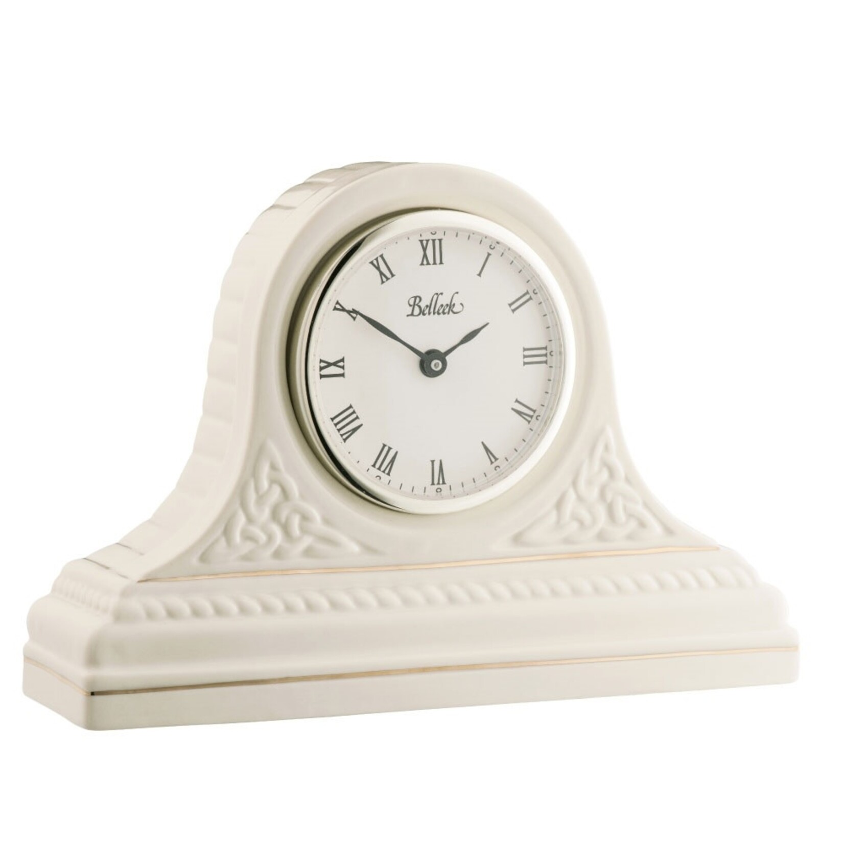 DECOR BELLEEK CELTIC MANTLE CLOCK