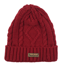 ACCESSORIES DINGLE KNIT IRELAND BEANIE - Red