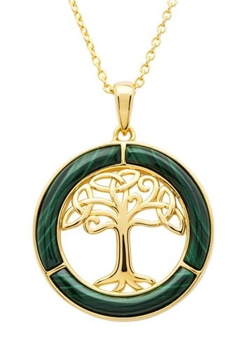 SHANORE 14K GOLD VERMEIL TREE of LIFE 