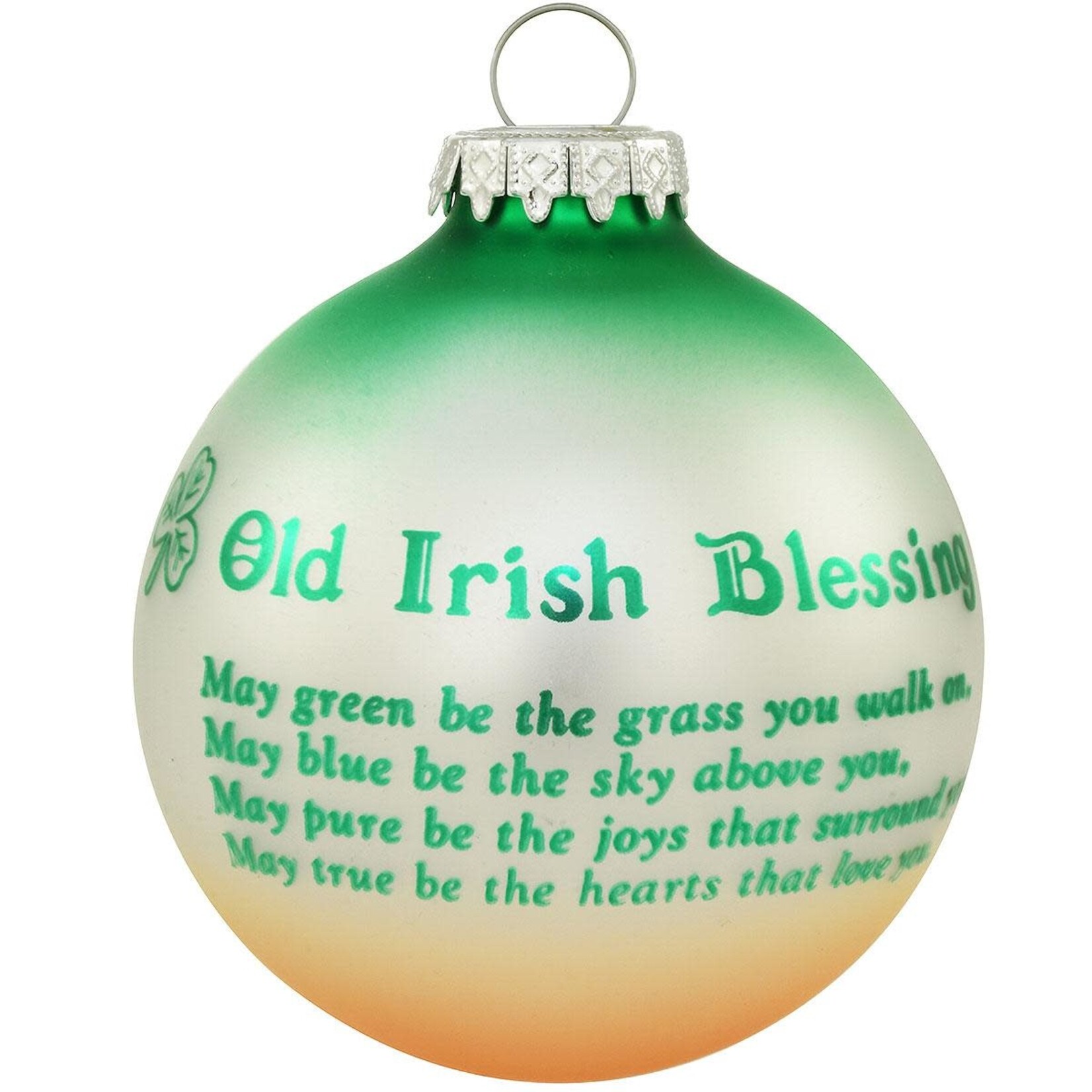 ORNAMENTS OLD IRISH BLESSING MULTI-TONED ORNAMENT