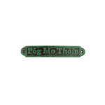 DECOR "POG MO THOIN" GREEN/BLACK PLAQUE
