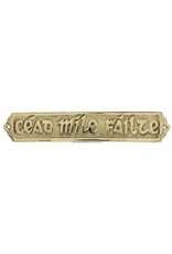 DECOR “CEAD MILE FAILTE” BRASS PLAQUE - Large