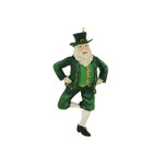 ORNAMENTS STEP DANCING SANTA ORNAMENT