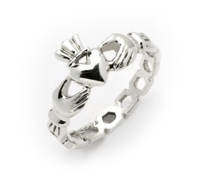 RINGS FADO STERLING CLADDAGH RING - Mask