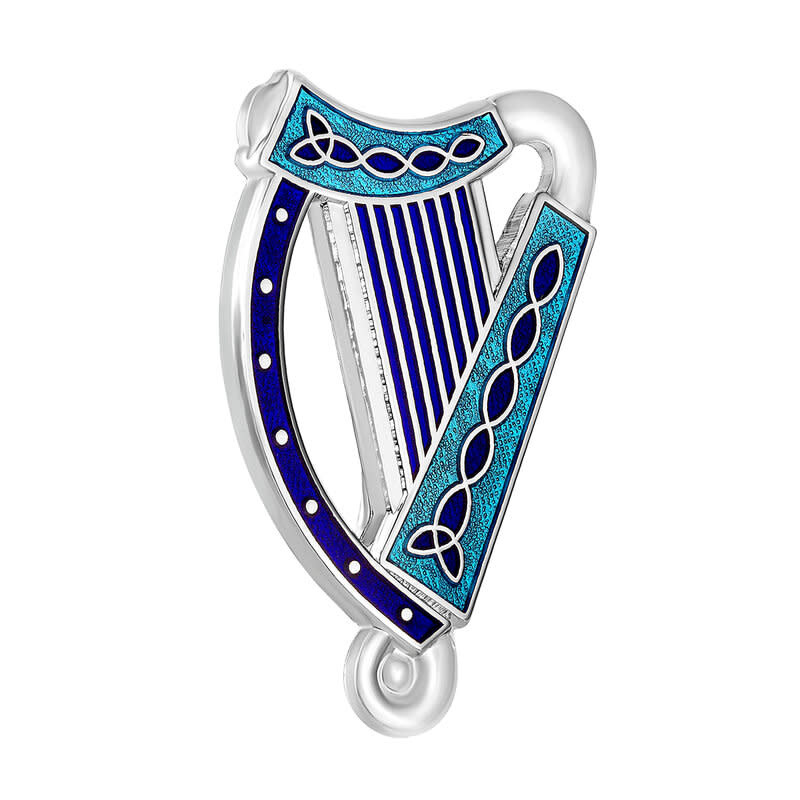 PINS & BROOCHES SOLVAR BOOK of KELLS BROOCH - Celtic Harp