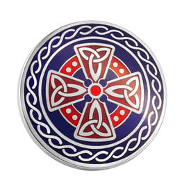 PINS & BROOCHES SOLVAR BOOK of KELLS BROOCH - Round Celtic Cross