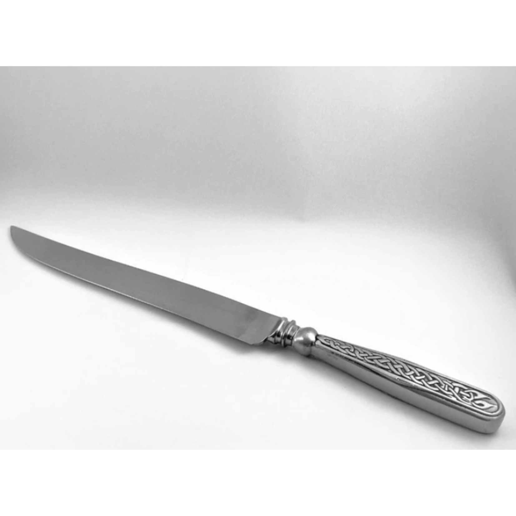 WEDDING ACCESSORIES MULLINGAR PEWTER WEDDING CAKE KNIFE - Celtic Knot