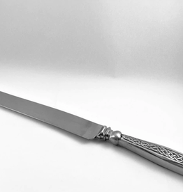 WEDDING ACCESSORIES MULLINGAR PEWTER WEDDING CAKE KNIFE - Celtic Knot