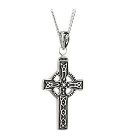 PENDANTS & NECKLACES SOLVAR STAINLESS STEEL LRG CELTIC CROSS PENDANT