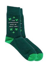 ACCESSORIES NOVELTY SOCKS - The Leprechauns Make Me Grn