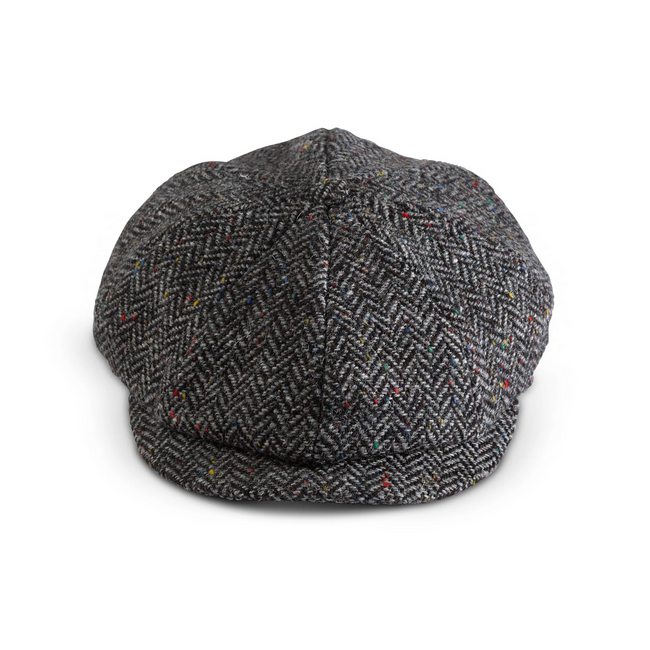 CAPS & HATS FIA WOOL CAP - 8 Piece Grey Herringbone