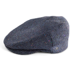 CAPS & HATS FIA WOOL CAP - Classic Navy Herringbone