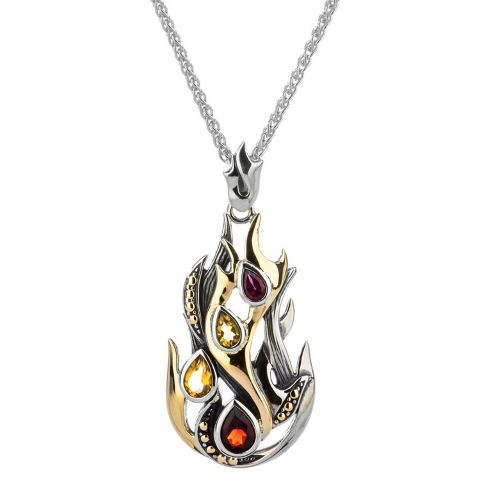 PENDANTS & NECKLACES KEITH JACK STERLING ELEMENTS PENDANT - Fire