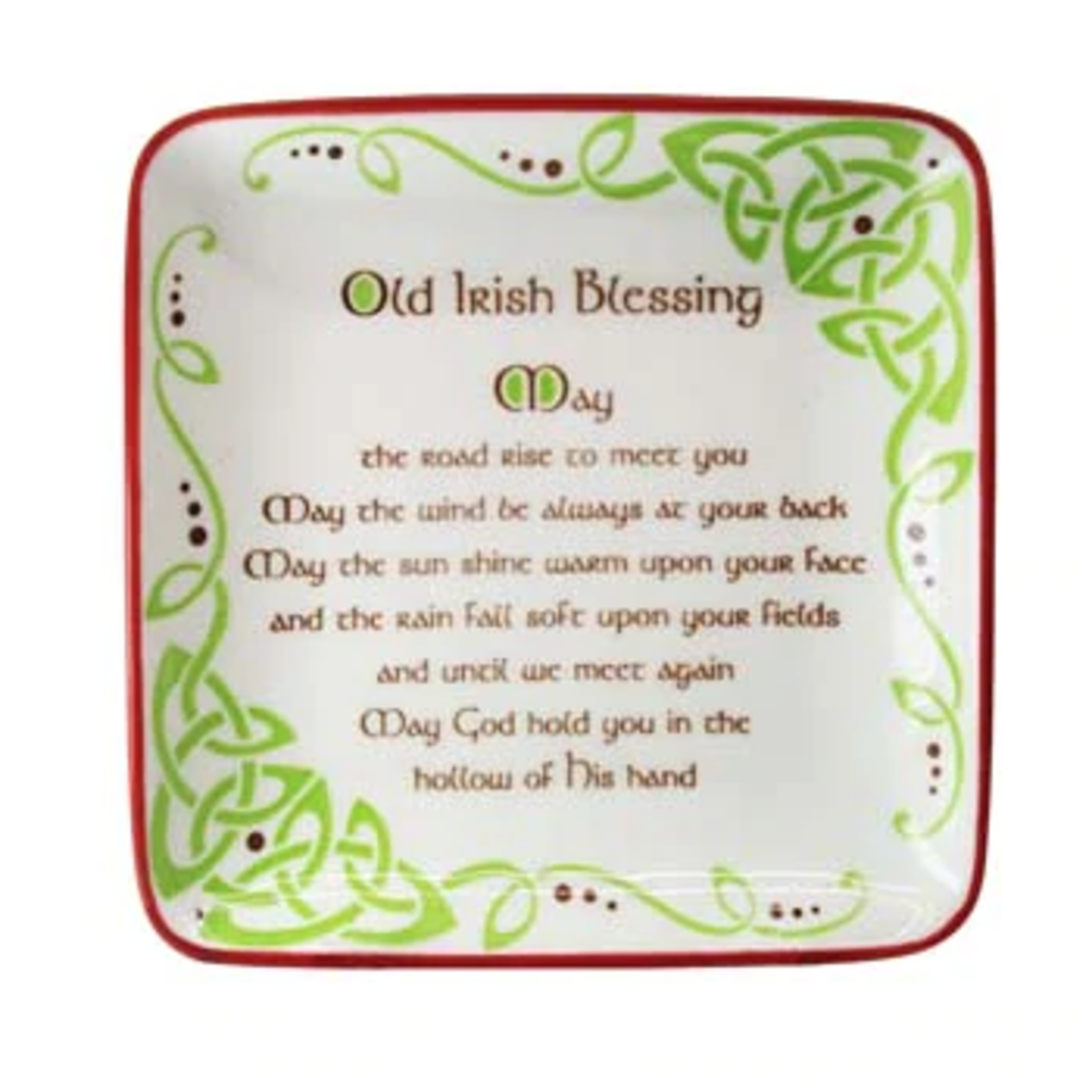 KITCHEN & ACCESSORIES CELTIC CLARA DISH - IRISH BLESSING (4.75")
