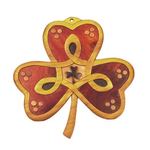 DECOR ISLANDCRAFT WOOD WALL ART - Celtic Shamrock