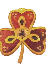 DECOR ISLANDCRAFT WOOD WALL ART - Celtic Shamrock