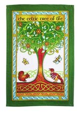 KITCHEN & ACCESSORIES CLARA CRAFT TREE of LIFE TEA TOWEL & POT HOLDER