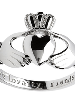 RINGS SHANORE STERLING GENTS HEAVY CLADDAGH RING