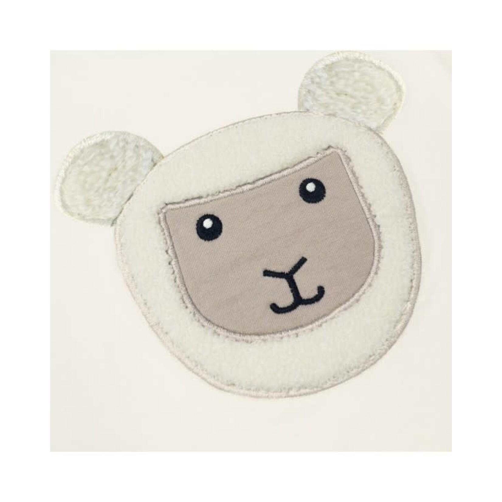 BABY CLOTHES CREAM SHEEP - ORGANIC COTTON ROMPER