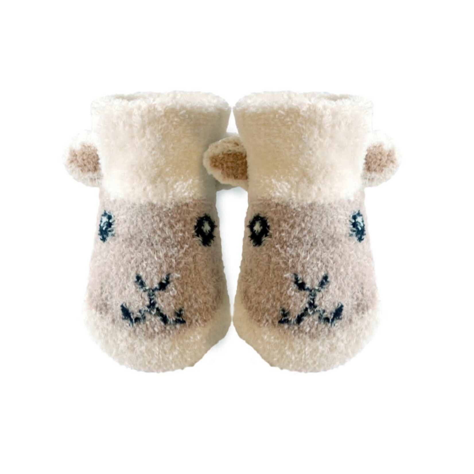 BABY CLOTHES CREAM SHEEP BABY BOOTIES