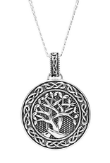 PENDANTS & NECKLACES SHANORE STERLING GENTS TREE of LIFE PENDANT- Earth Collection