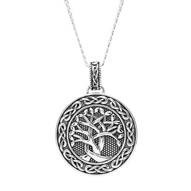 PENDANTS & NECKLACES SHANORE STERLING GENTS TREE of LIFE PENDANT- Earth Collection