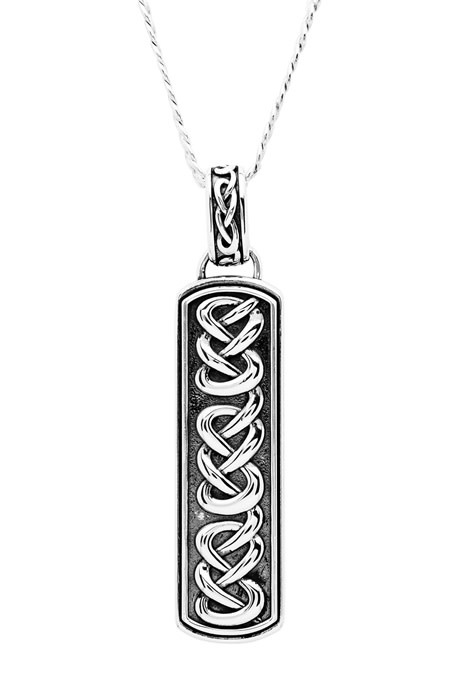PENDANTS & NECKLACES SHANORE STERLING GENTS CELTIC PENDANT - Earth Collection