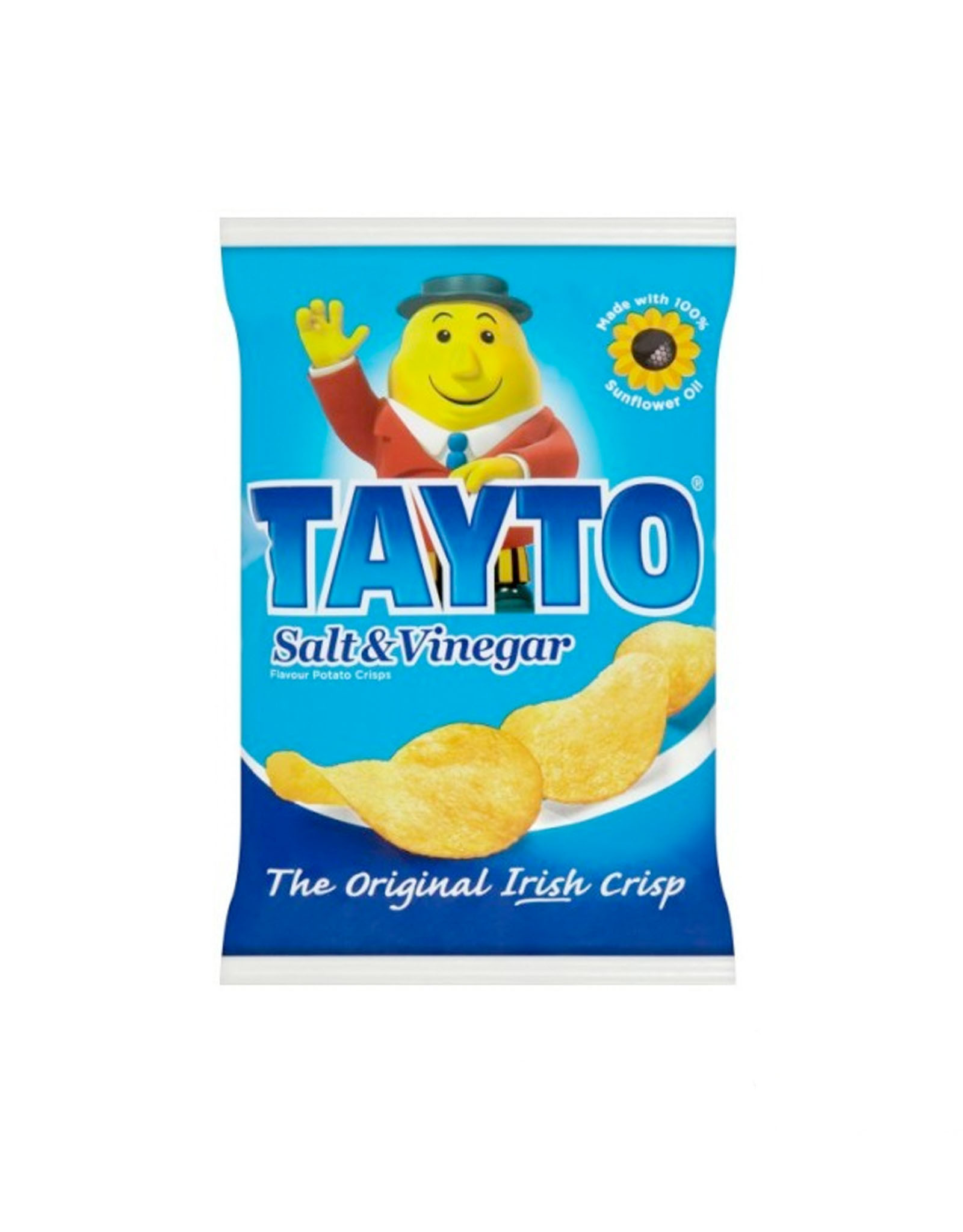 CRISPS / CHIPS TAYTO - SMALL BAG - SALT & VINEGAR (35g)