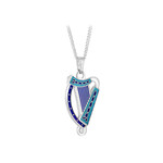 PENDANTS & NECKLACES SOLVAR BOOK of KELLS CELTIC HARP PENDANT