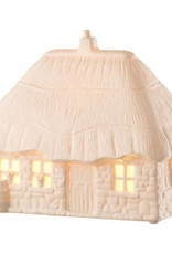 DECOR BELLEEK THATCHED COTTAGE LUMINAIRE