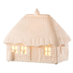 DECOR BELLEEK THATCHED COTTAGE LUMINAIRE