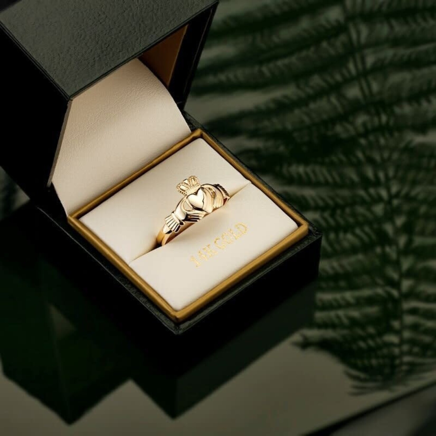 RINGS SOLVAR MAIDS 14K CLADDAGH RING