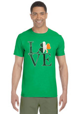 SHIRTS IRISH 'LOVE' SHIRT with TRI-SHAM