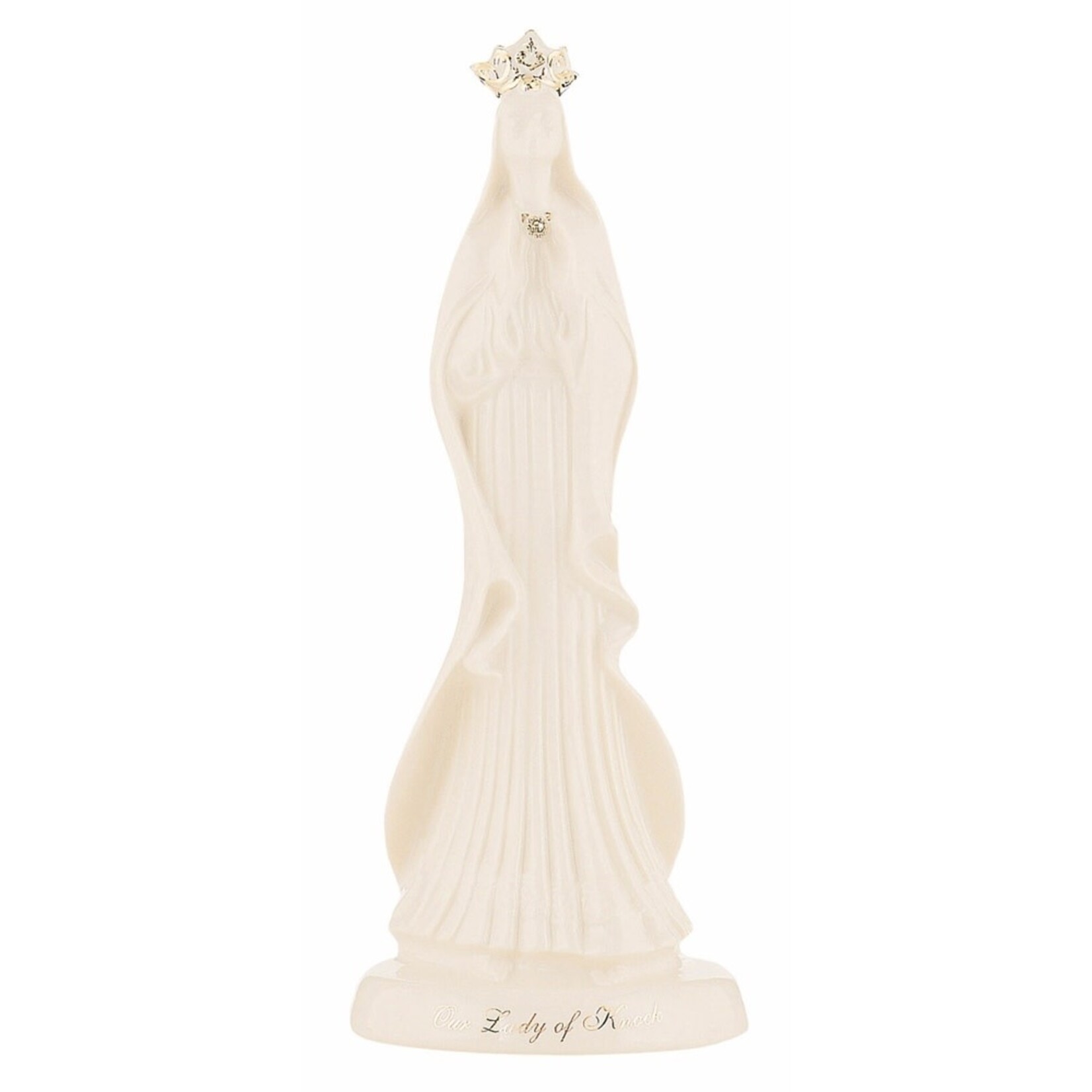 RELIGIOUS BELLEEK "OUR LADY OF KNOCK" STATUE